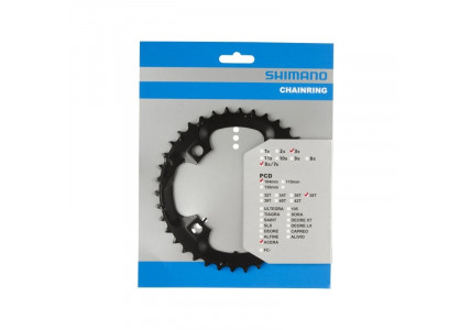 Звезда шатунов Shimano FC-M361 ACERA 38зуб. черный