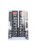 Наклейка RockShox на вилку велосипеда серая