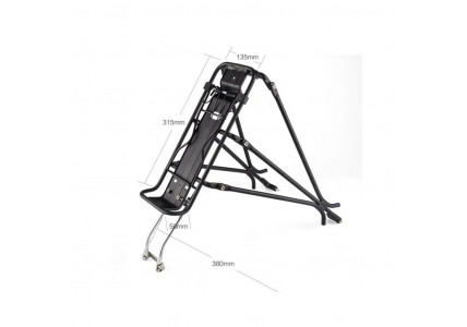 Багажник Luggage Rack 24-29" Alu, под диск тормоза,черный