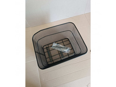 Корзина Kands 39X29X24 на багажник железная черная