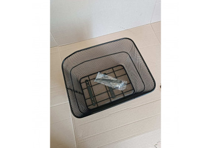 Корзина Kands 39X29X24 на багажник железная черная