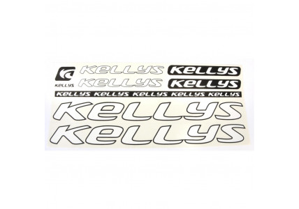 Наклейка Kellys на раму велосипеде.