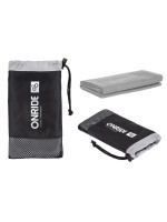 Полотенце из микрофибры ONRIDE Wipe 5 серое (100х50) в чехле