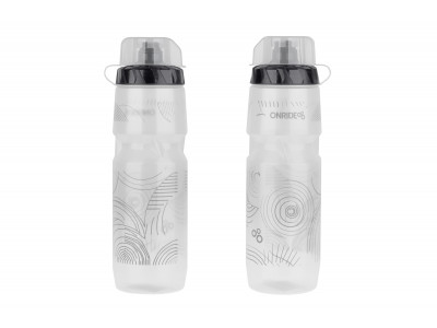 Фляга ONRIDE Skill 800 мл, материал фляги полипропилен, с колпачком прозрачная