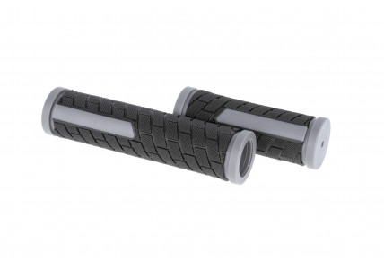 Грипсы ONRIDE Tile, 130/92 мм, черный/серый