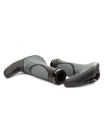 Грипсы ONRIDE HornGrip30, эргономичные с ремнями, два замка, 140 мм, черный/серый