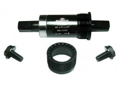 Каретка SunRace BBS08, под квадрат, 68/122 мм болты в комплекте.