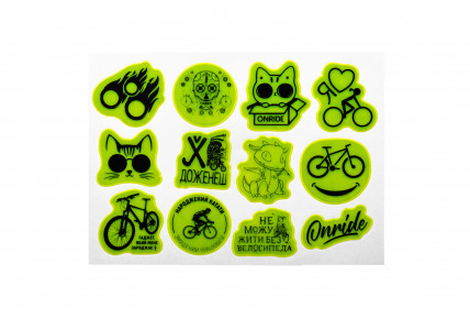 Светоотражающая наклейка ONRIDE Crew Светоотражающая наклейка ONRIDE Crew