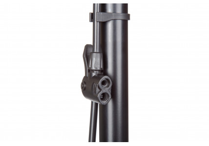 Насос напольный ONRIDE Flow 20 стальной, с манометром, макс. давление 120 PSI головка под FV/AV