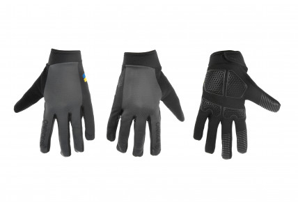 Перчатки ONRIDE Long 20 UA сірий/чорний розмір XXL Перчатки ONRIDE Long 20 UA сірий/чорний розмір XXL