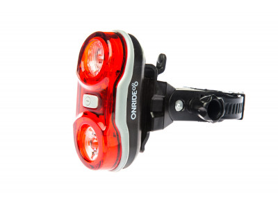 Задний свет ONRIDE Pulsar (2xAAA в комплекте), пластиковый
