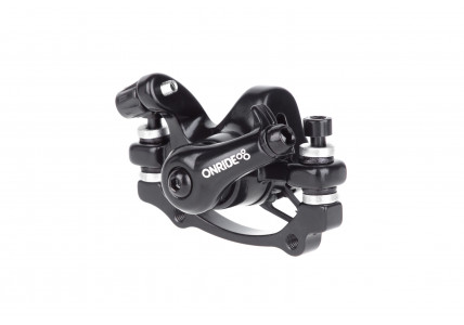 Велосипедный тормозной супорт дисковый механический ONRIDE Kit-5, цельный корпус, адаптер задн. 160 мм