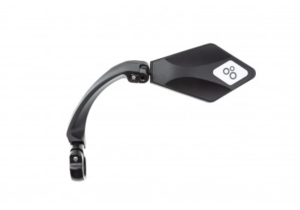 Зеркало ONRIDE Arrow из нержавеющей стали на руль левый 9х6,5 см