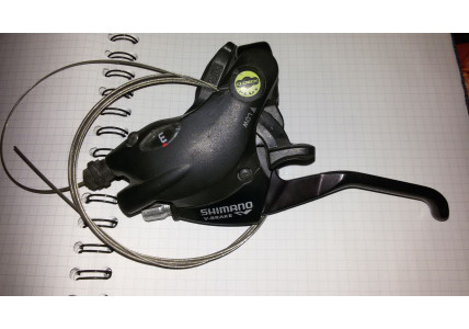 Моноблок, манетка shimano V-BRAKE ST-EF29-L 