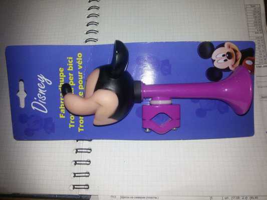 Дитячий гудок Mickey mouse для велосипеда