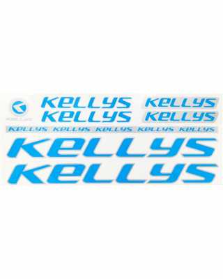 Наклейка Kellys на раму велосипеда, голубой