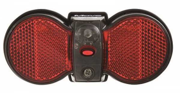 Задній велосипедний габарит (стоп) Smart  на багажник з батарейками