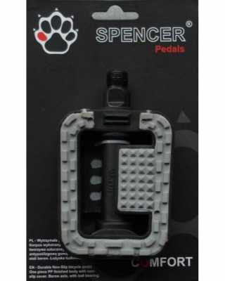 Педали Spencer PED833 пластиковые с катафотом