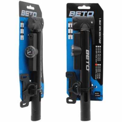 Насос Beto CLD-039PG, с манометром, черный