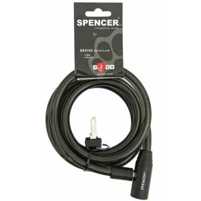 Замок Spencer Z8102 під ключ 12 х 1800мм чорний 