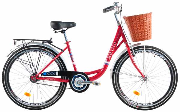 Городской велосипед Ardis LIDO 26" Velosteel Чехия Красный