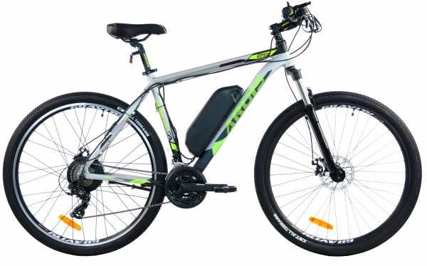 Электровелосипед ARDIS 29 MTB AL "GTA" E-BIKE 500W 48V/14.5Ah серо-желтый