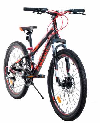 Подростковый велосипед CROSSRIDE BULLET 2.0 24" MTB.черно-красный