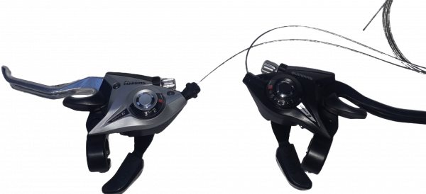 Моноблоки Shimano ST-EF51 3*8 Malaysia оригинал серая и чорная
