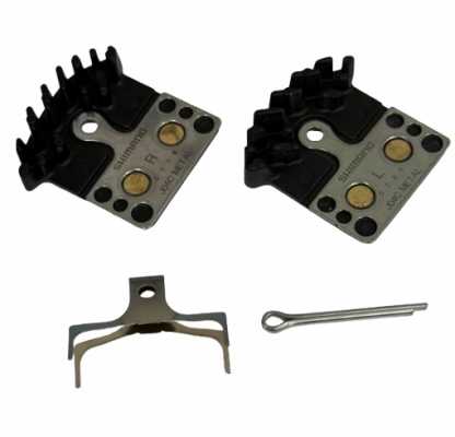 Тормозные колодки Shimano J04C металлические (L+R) со штифтом и пружиной