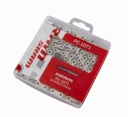 Цепь Sram PC 1071 Hollow Pin 114 звеньев, 10-скоростная, PowerLock