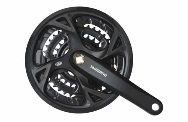 Шатуны Shimano Altus FC-M371-L 48/36/26Т, 170мм, черный, для 9-скоростних трансміссий