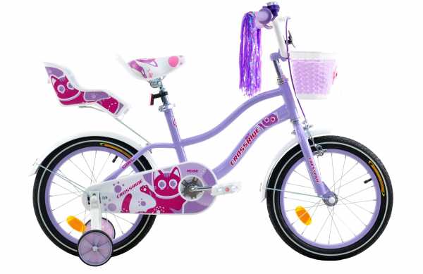 Детский велосипед Crossride Rose 20″ Фиолетовый