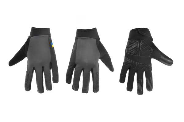 Перчатки ONRIDE Long 20 UA серый/черный размер XXL