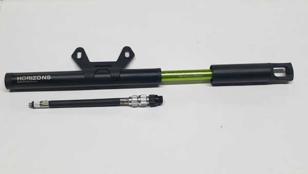 Насос велосипедный Б/у BIRZMAN HORIZONS BLACK/ ручной / 160 psi / Черный