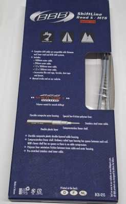 Комплект тросиков переключения передач BBB bcb-05s SHIFTLINE - SHIMANO - ХРОМ