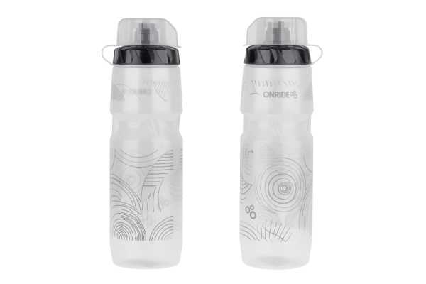 Фляга ONRIDE Skill 800 мл, материал фляги полипропилен, с колпачком прозрачная