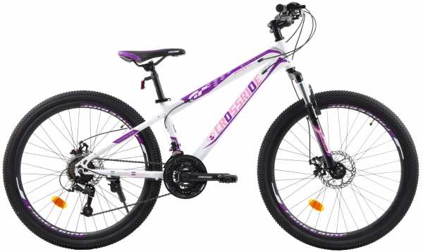 Подростковый велосипед CROSSRIDE BULLET 24" MTB. (рама 11") фиолетовый