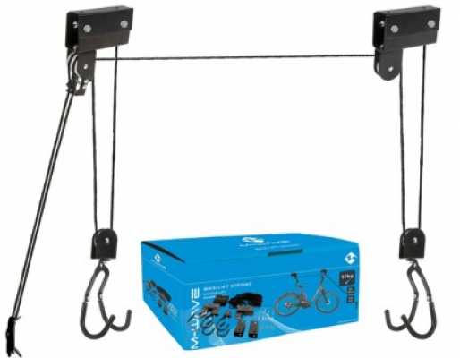 ДЕРЖАТЕЛЬ ВЕЛО M-WAVE, ПОДВЕСНОЙ, КРЕПЛЕНИЕ К ПОТОЛКУ, ДО 57 КГ