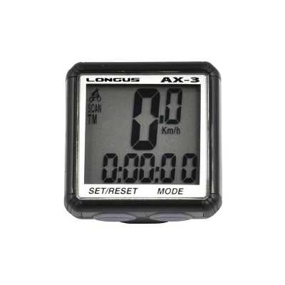 Велокомпьютер Longus АХ-3, 13 ф-ций, черный Special Edition