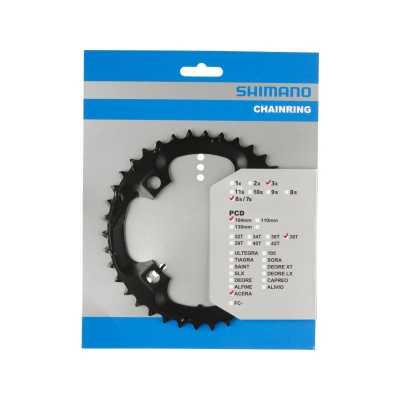 Звезда шатунов Shimano FC-M361 ACERA 38зуб. черный
