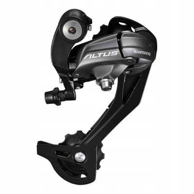 Задний переключатель Shimano Altus RD-M370 SGS – с длинной лапкой, 9 скоростей.