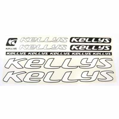 Наклейка Kellys на раму велосипеде.
