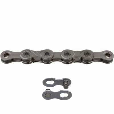 Велосипедная цепь KMC X10 на 10 скоростей с X-образным мостиком, 116 звеньев.