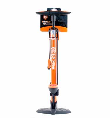 Насос для велосипеда "ZF-030 BEE PUMP", алюминиевый, напольный, с манометром