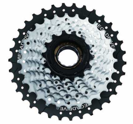 Трещотка SunRace MFM56 8CV E, 8 скоростей, 13-34T, Black