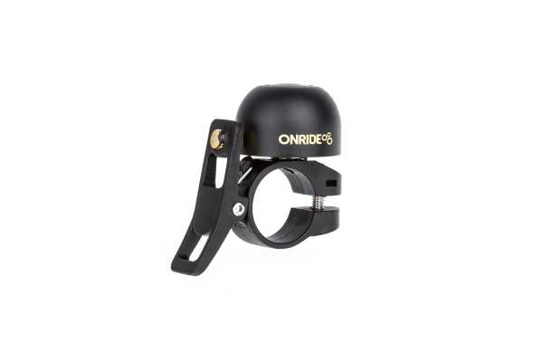 Звонок ONRIDE Cebell медный, Ø руля 22мм, черный