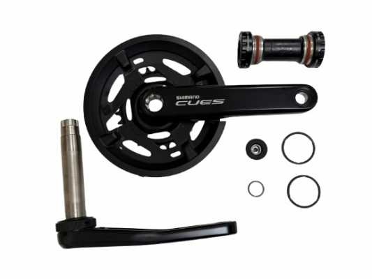 Шатуны Shimano CUES FC-U4010 9/10/11-speed 40/26T 170mm + каретка Shimano BB-UR400