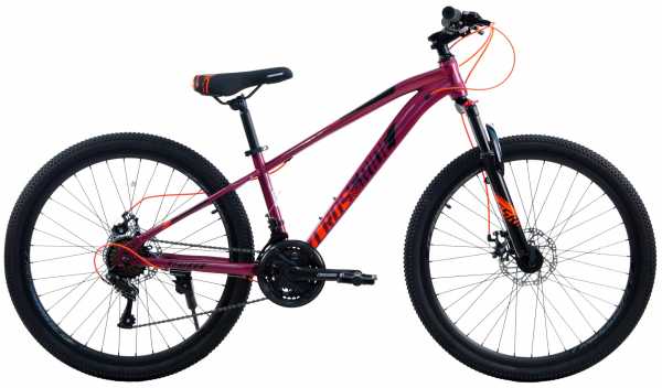 Підлітковий велосипед Crossride Stalker 26" рама 13"фіолетовий