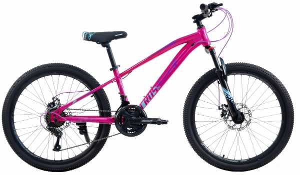 Велосипед CROSSRIDE 24 MTB ST "STALKER"рама 12"Розовый