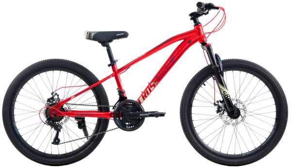Велосипед CROSSRIDE 24 MTB ST "STALKER"рама 12"Красный